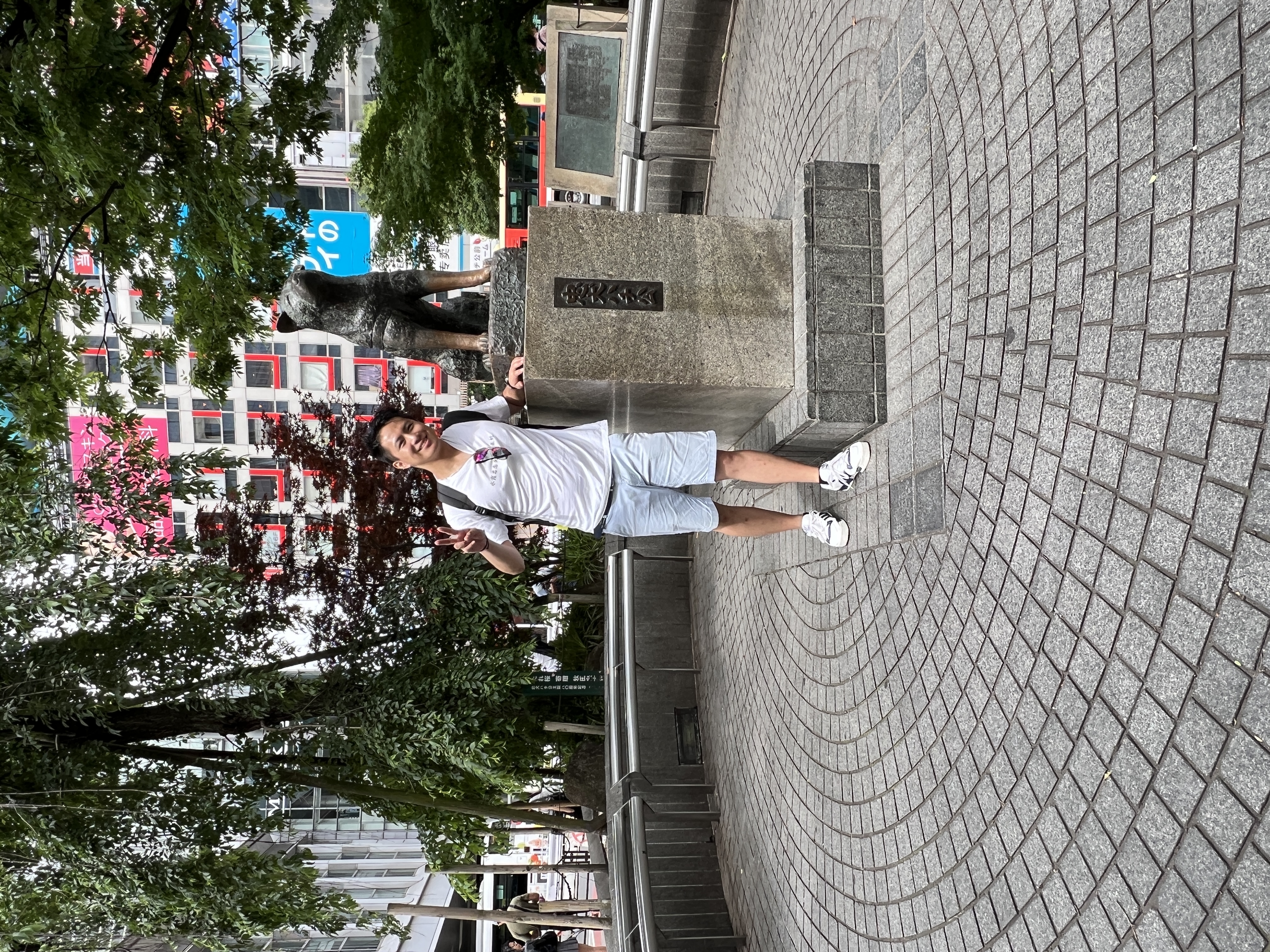 Statue Hachiko devant la gare de Shibuya
