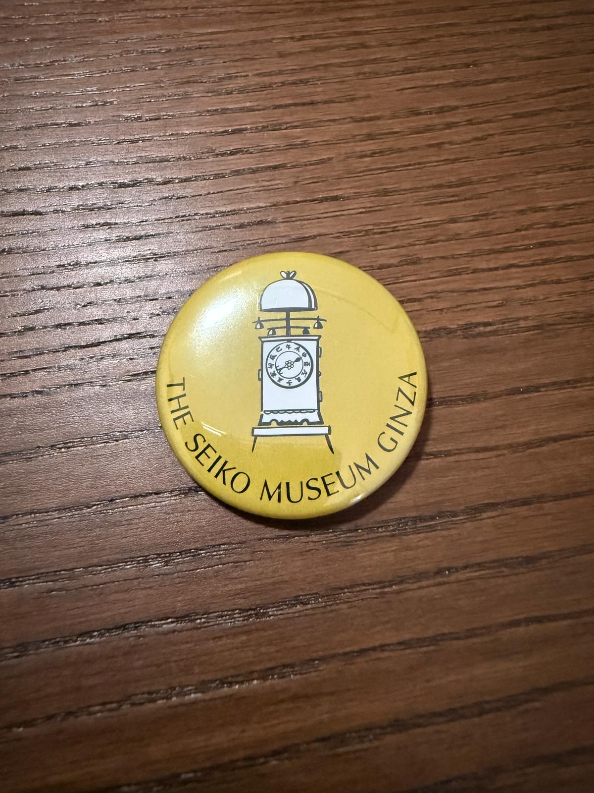 Seiko Museum à Tokyo : pin Seiko