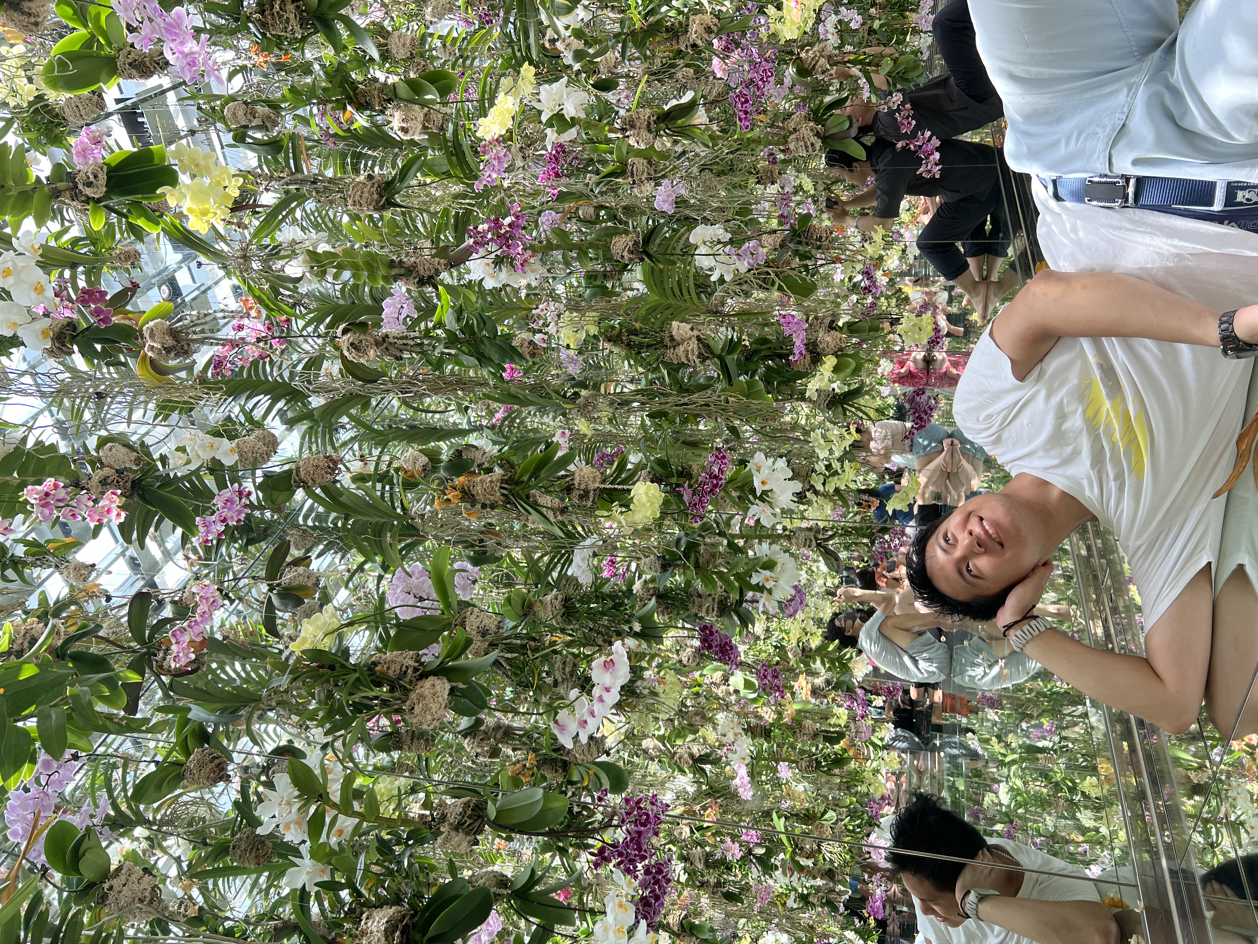 TeamLab Planets : partie avec les fleurs